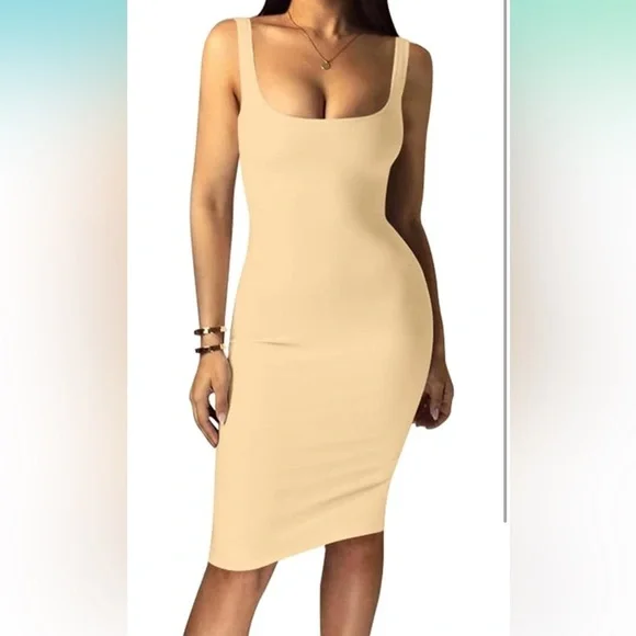 Sexy Bodycon Tank Dress Sleeveless 
8062 - Picture 3 of 6
